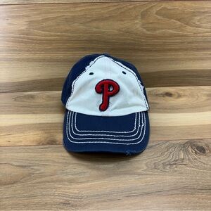 Kids Navy and White Philadelphia Phillies Cap with Red Logo